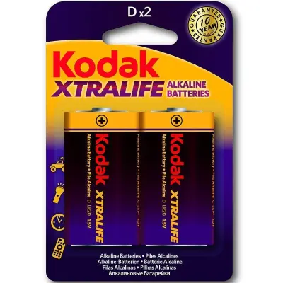Xtralife pila alkalina d lr20 pretisni omot 2