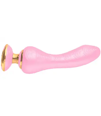 Shunga Vibrator Massager Sanya USB Pink