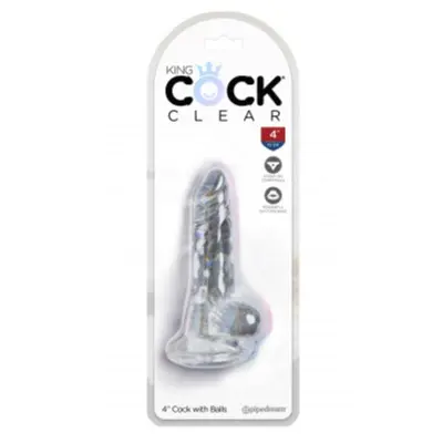 Realistični dildo s prozornimi testisi 4