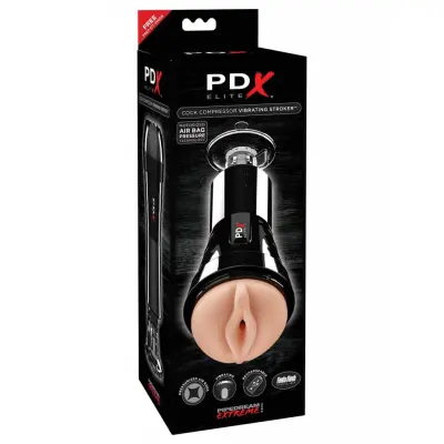 MASTURBATOR Cock Compressor Vibrating Stroker