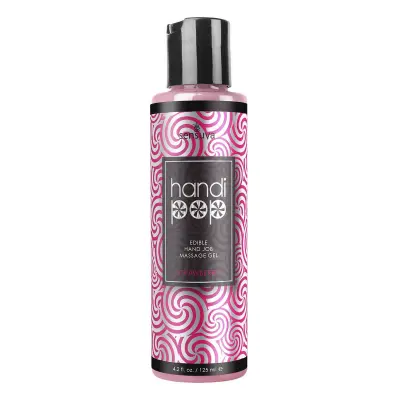 Masažni gel Handipop Hand Job Strawberry, 125 ml