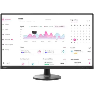 Monitor Lenovo 80 cm (31,5") D32-40 1920x1080 75Hz VA 4ms HDMI DisplayPort  sRGB99%
