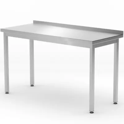 Stenska delovna miza z robom Budget Line STEEL 1000 x 600 x 850 mm - Hendi 817209