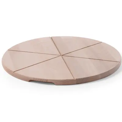 Lesena deska za rezanje pice 40 cm - Hendi 505564