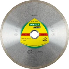 Klingsspor Full Diamond Disc 180 mm x 1,6 mm x 30/25,4 mm DT600F za keramiko