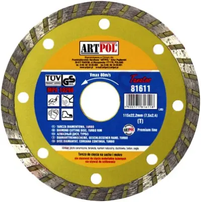 Diamond Disc 230 x 22,2 mm Turbo /AR