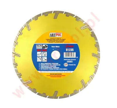 Diamant Disc 230 x 22,2 mm segmentira hitro in globoko rezano /ar