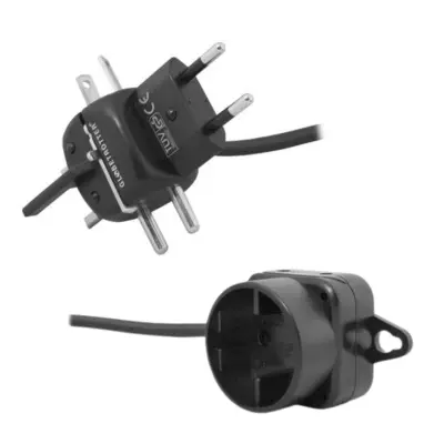 Potovalni adapter univerzalni s kablom EU/UK/USA