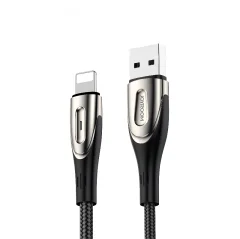 iPhone USB-A - Lightning Fast Charging Cable Sharp Series 1,2 m črn