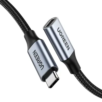 Vzdržljiv podaljšek USB-C 3.1 10Gb/s, 1m, siv
