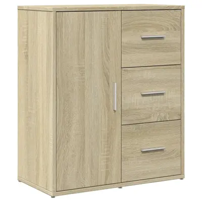 vidaXL Komoda sonoma hrast 60x31x70 cm inženirski les