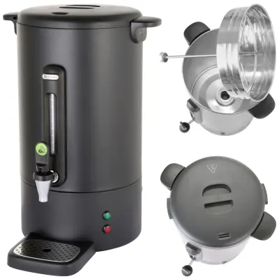 Aparat za kavo s pipo proti kapljanju črn Concept Line 13 l - Hendi 211489