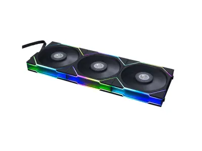 LIAN LI UNI FAN TL 120, ARGB, PWM, 120mm, 3 Pack + Controller, črn ventilator