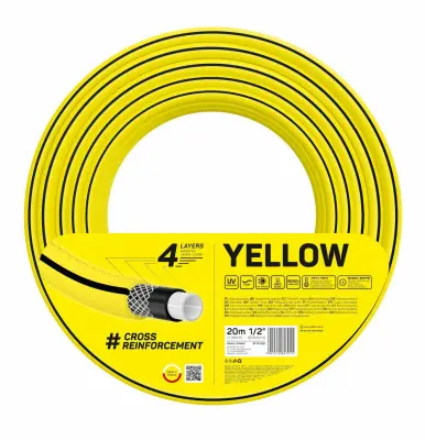 Cellfast Rumena vrtna cev Velikost: 3/4 "dolžina: 50m