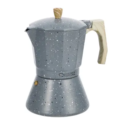 AdTREND kafetiera Stone Cook / za 9 skodelic / indukcija / aluminij, kamnita prevleka