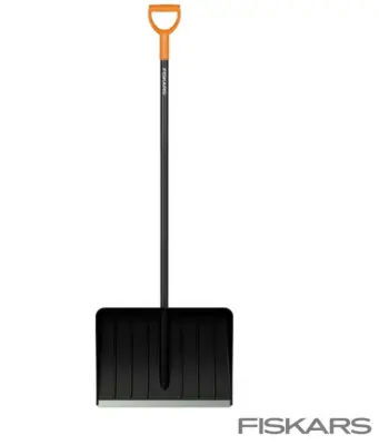 Fiskars snežni lopat trden aluminijast korak