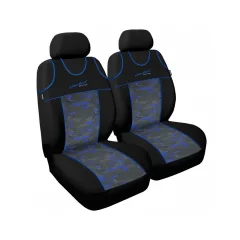 A-D 1+1 prevleke za avto sedeža (sprednja) T-shirt Limited univerzalne AIRBAG modro-siva