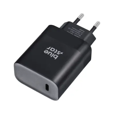 BLUE STAR polnilec za mobilne telefone USB-C 3A 45W power delivery QC 4 brez kabla