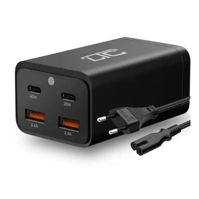 LTC polnilna postaja QC 3.0 PD 20W / PD40W 2x USB + 2x USB-C 2,4A 80W