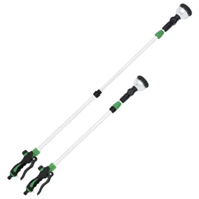 vidaXL Teleskopska škropilna palica z 10 vzorci 75-110 cm