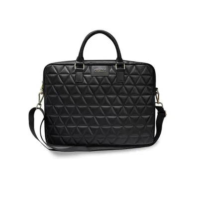 Originalna Guess GUCB15QLBK torba za prenosnike do 15 inch - prešita črna