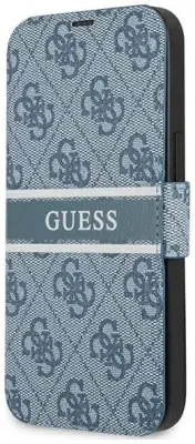 GUESS ovitek GUBKP13S4GDBL za iPhone 13 Mini knjiga modra