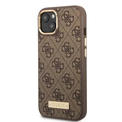 GUESS GUHMP13MU4GPRW ovitek Magsafe za iPhone 13 6.1 - rjav