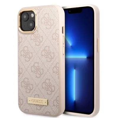 GUESS GUHMP14SU4GPRP ovitek Magsafe za iPhone 14 6.1 - roza