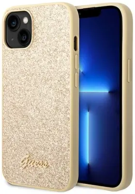 GUESS GUHCP14MHGGSHD ovitek za iPhone 14 Plus 6.7 - zlat z bleščicami
