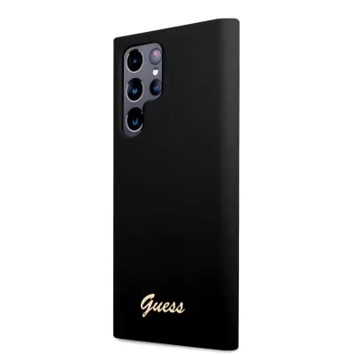 GUESS GUHCS23LSLSMK ovitek za Samsung Galaxy S23 Ultra 5G - črn