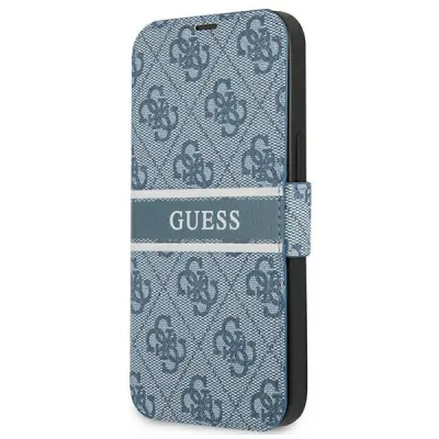 GUESS ovitek GUBKP13L4GDBL za iPhone 13 Pro knjiga modra