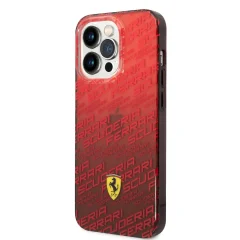 Ferrari silikonski ovitek Scuderia Ferrari FEHCP14LEAOR za iPhone 14 Pro - rdeč