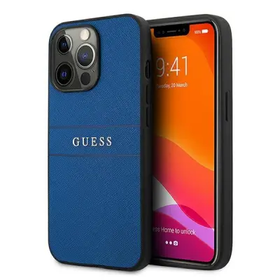 GUESS GUHCP13LPSASBBL za iPhone 13 Pro - moder