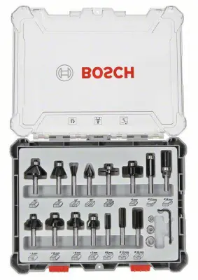 SET REZKALOV BOSCH 15 kos. ROČAJ 6mm