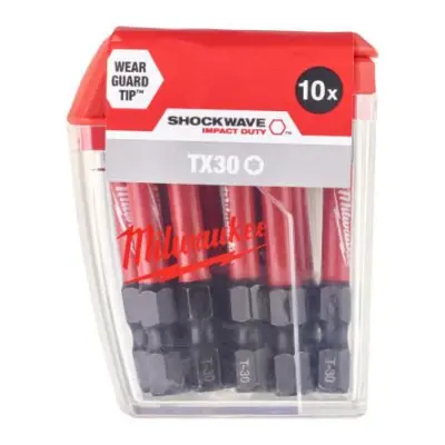 Milwaukee TIP T30 x 50mm/ 10pcs Shw