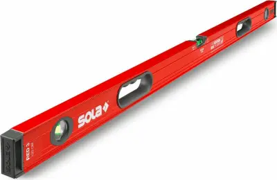 Velika rdeča raven Sola 150cm 0,3 mm/m