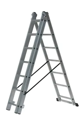 Awtools aluminijasta lestev 3x10 stopinj 150kg adapatacija do stopnic
