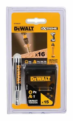 Dewalt komplet koncev 16cz. Torzija