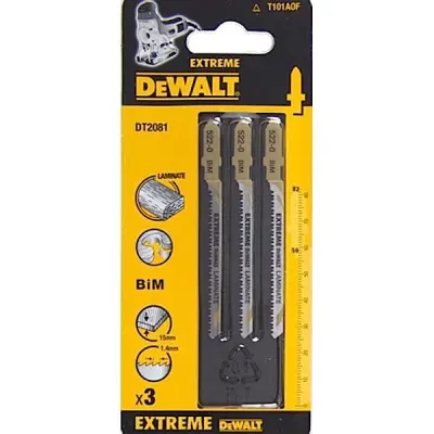 Dewalt rezilo za Jigsaw 82.6x1.4mm T101AOF Laminat /3 PCS.