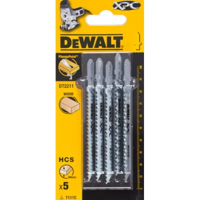 Dewalt rezilo za Jigsaw 100x75 / 60 T111C XPC les / 5 oseb.