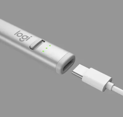 Logitech Crayon digitalno pisalo za iPad tablične računalnike-siv