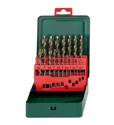 Nabor kovinskih vrtalnikov HSS-Co 19L. 1 - 10 mm