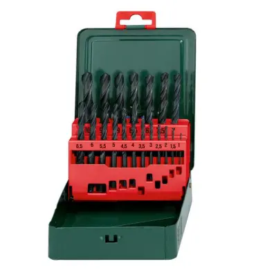 Nabor kovinskih vrtalnikov HSS-R 19L. 1 - 10 mm