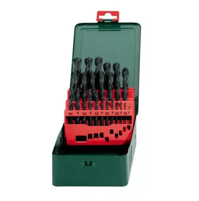 Set HSS-R 25L kovinskih vrtalnikov. 1 - 13 mm