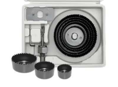 Awtools luknje za les / 50-57-67-76-89-102 mm / komplet 8 elementov