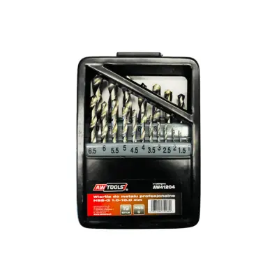 Awtools HSS-G Metal Drill Set 19L. /1.0 - 10.0mm/
