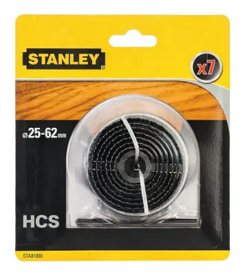 Stanley HCS luknja za les 25-62 mm 25/32/38/45/50/56/62 mm
