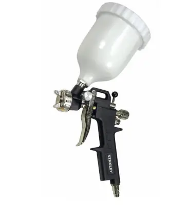 Pištola Stanley Paint z zgornjim rezervoarjem, šoba 2,5 mm, 250 l/min, 3,5 bara