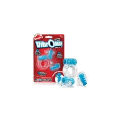 Obroček za penis The Screaming O VibrOman, črn