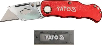 Yato zložljivi nož s 150 mm ključavnico + rezila 7532